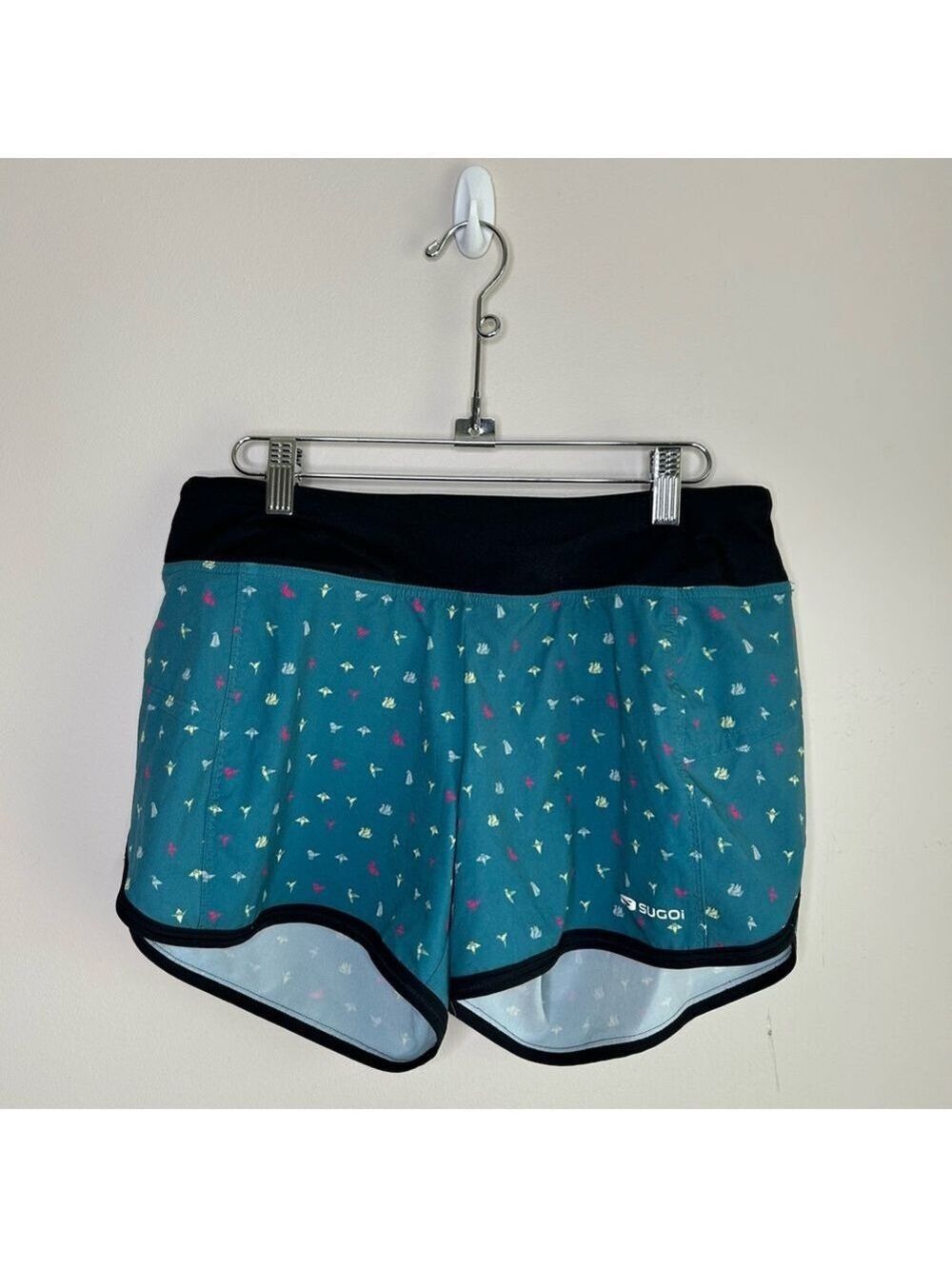 Sugoi Fusion Short 4 Inch Origami Print Size Medium